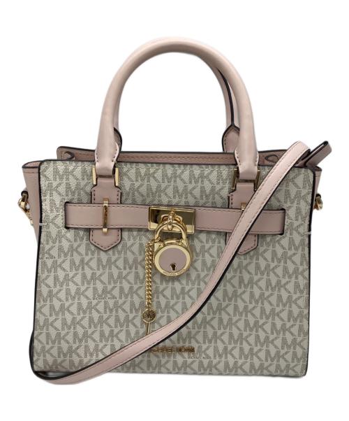 MICHAEL KORS（マイケル・コース）MICHAEL KORS (マイケル・コース) 2WAYバッグ ピンクの古着・服飾アイテム