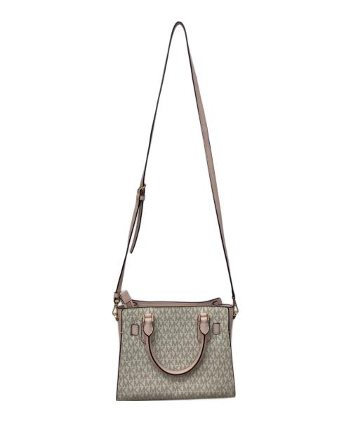 MICHAEL KORS（マイケル・コース）MICHAEL KORS (マイケル・コース) 2WAYバッグ ピンクの古着・服飾アイテム