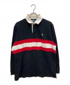 POLO RALPH LAURENポロ・ラルフローレン）の古着「ラガーシャツ」｜ブラック