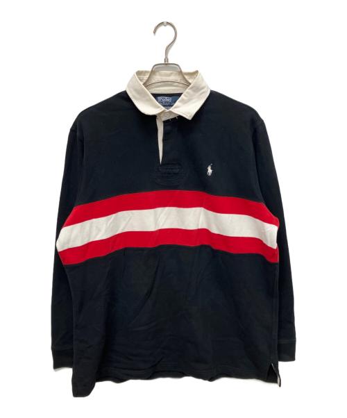 POLO RALPH LAUREN（ポロ・ラルフローレン）POLO RALPH LAUREN (ポロ・ラルフローレン) ラガーシャツ ブラック サイズ:Lの古着・服飾アイテム