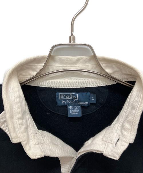 POLO RALPH LAUREN（ポロ・ラルフローレン）POLO RALPH LAUREN (ポロ・ラルフローレン) ラガーシャツ ブラック サイズ:Lの古着・服飾アイテム