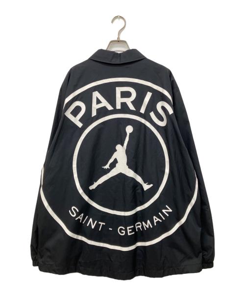JORDAN（ジョーダン）JORDAN (ジョーダン) Paris Saint-Germain (パリサンジェルマン) コーチジャケット ブラック サイズ:XLの古着・服飾アイテム