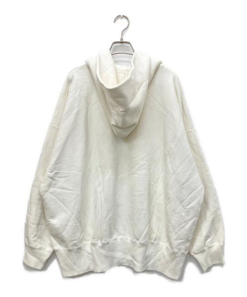 R JUBILEE（アールジュビリー）R JUBILEE (アールジュビリー) ベーシックジップアップパーカー ホワイト サイズ:Fの古着・服飾アイテム