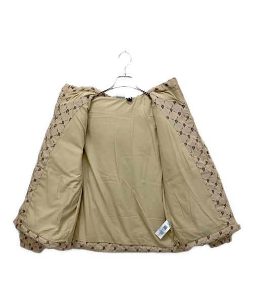 PUMA（プーマ）PUMA (プーマ) モノグラム ダウンジャケット ベージュ サイズ:Sの古着・服飾アイテム