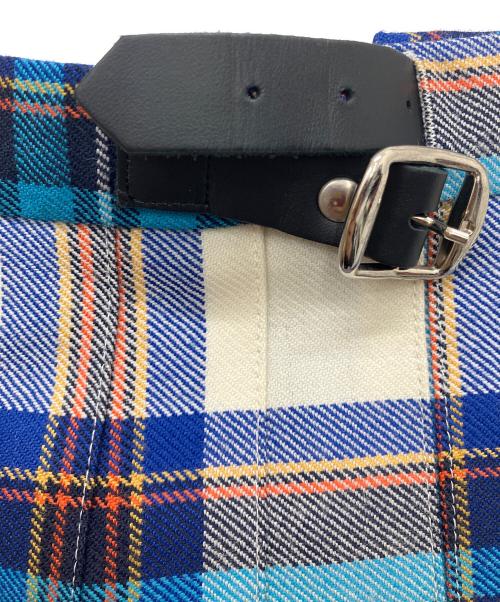 O'NEIL OF DUBLIN（オニールオブダブリン）O'NEIL OF DUBLIN (オニールオブダブリン) アイルランド製 CLASSIC REGLAR キルトスカート ベージュ×ブルー サイズ:US8の古着・服飾アイテム