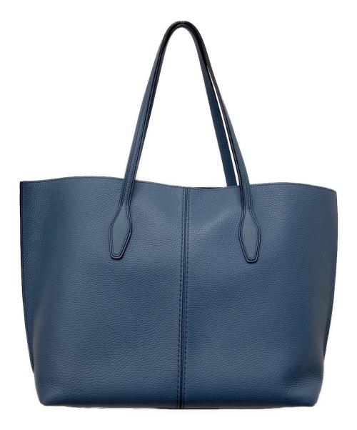 TOD'S（トッズ）TOD'S (トッズ) SHOPPING TOTE BAG ブルーの古着・服飾アイテム