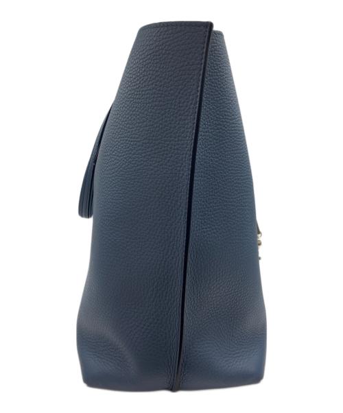 TOD'S（トッズ）TOD'S (トッズ) SHOPPING TOTE BAG ブルーの古着・服飾アイテム