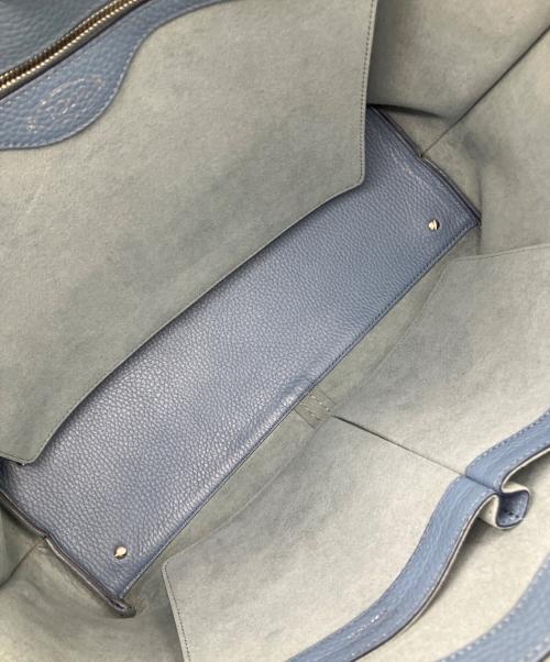 TOD'S（トッズ）TOD'S (トッズ) SHOPPING TOTE BAG ブルーの古着・服飾アイテム