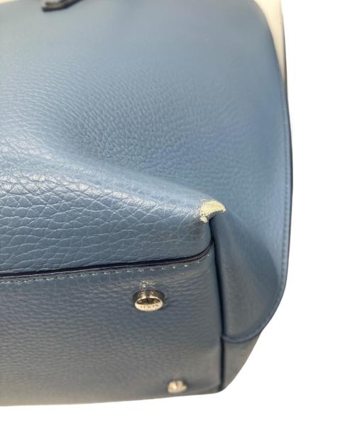 TOD'S（トッズ）TOD'S (トッズ) SHOPPING TOTE BAG ブルーの古着・服飾アイテム
