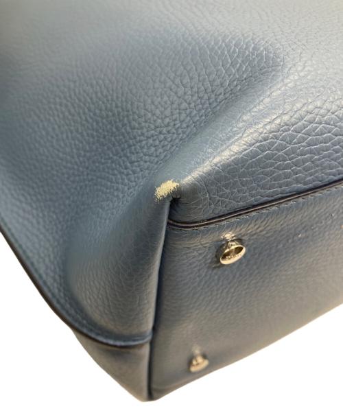TOD'S（トッズ）TOD'S (トッズ) SHOPPING TOTE BAG ブルーの古着・服飾アイテム