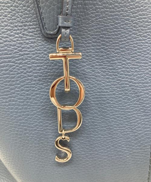 TOD'S（トッズ）TOD'S (トッズ) SHOPPING TOTE BAG ブルーの古着・服飾アイテム