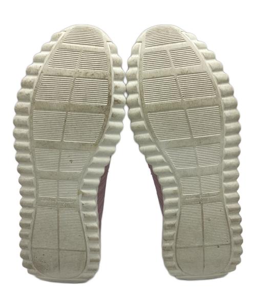 Salvatore Ferragamo（サルヴァトーレ フェラガモ）Salvatore Ferragamo (サルヴァトーレ フェラガモ) niky knit & leather sneaker ピンク サイズ:SIZE 5の古着・服飾アイテム