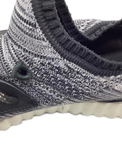 Salvatore Ferragamo（サルヴァトーレ フェラガモ）Salvatore Ferragamo (サルヴァトーレ フェラガモ) niky knit & leather sneaker グレー サイズ:5の古着・服飾アイテム