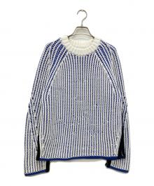 3.1 phillip lim（スリーワンフィリップリム）の古着「ニット」｜ブルー×ホワイト