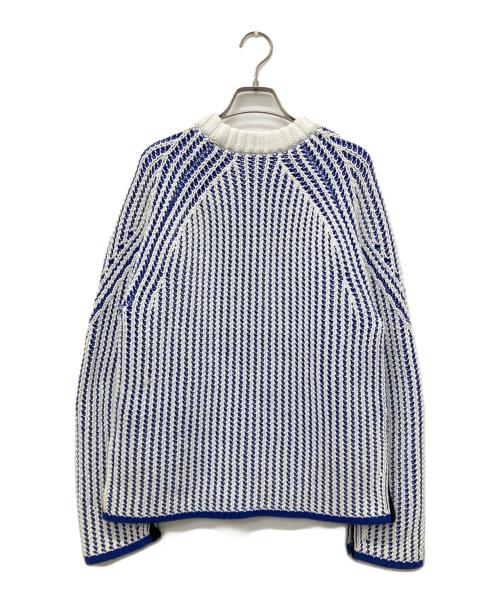 3.1 phillip lim（スリーワンフィリップリム）3.1 phillip lim (スリーワンフィリップリム) ニット ブルー×ホワイト サイズ:Mの古着・服飾アイテム