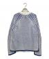 3.1 phillip lim (スリーワンフィリップリム) ニット ブルー×ホワイト サイズ:M：4000円
