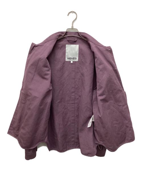 KENZO（ケンゾー）KENZO (ケンゾー) マルチポケットジャケット パープル サイズ:Sの古着・服飾アイテム
