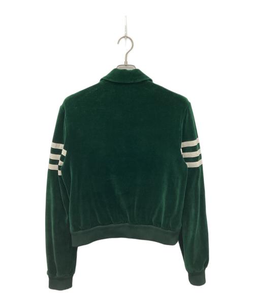GUCCI（グッチ）GUCCI (グッチ) adidas (アディダス) シェリーライン ベロア トラックジャケット グリーン サイズ:XSの古着・服飾アイテム