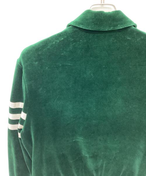 GUCCI（グッチ）GUCCI (グッチ) adidas (アディダス) シェリーライン ベロア トラックジャケット グリーン サイズ:XSの古着・服飾アイテム