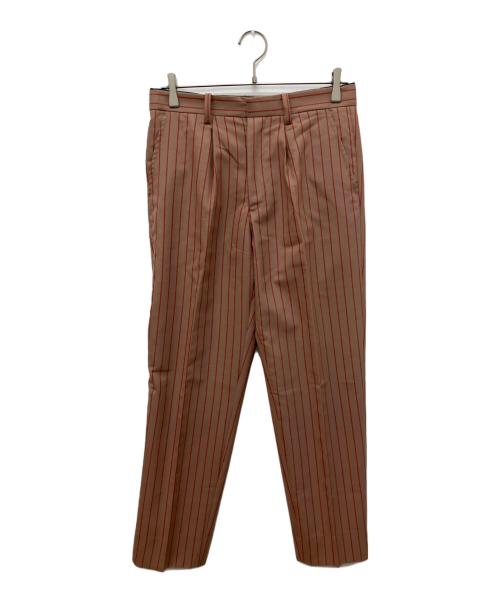 LITTLEBIG（リトルビッグ）LITTLEBIG (リトルビッグ) Stripe Tapered Trousers オレンジ サイズ:１の古着・服飾アイテム