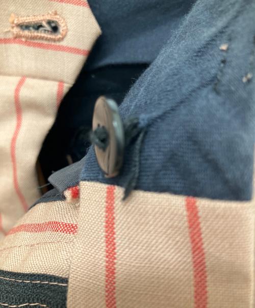 LITTLEBIG（リトルビッグ）LITTLEBIG (リトルビッグ) Stripe Tapered Trousers オレンジ サイズ:１の古着・服飾アイテム