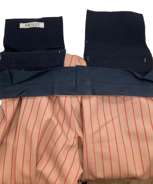 LITTLEBIG（リトルビッグ）LITTLEBIG (リトルビッグ) Stripe Tapered Trousers オレンジ サイズ:１の古着・服飾アイテム