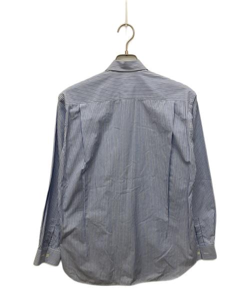 COMME des GARCONS SHIRT（コムデギャルソンシャツ）COMME des GARCONS SHIRT (コムデギャルソンシャツ) パッチワークストライプシャツ スカイブルー サイズ:Sの古着・服飾アイテム