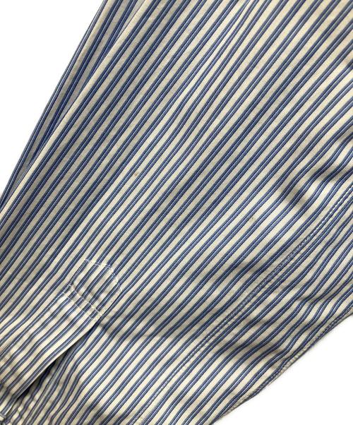 COMME des GARCONS SHIRT（コムデギャルソンシャツ）COMME des GARCONS SHIRT (コムデギャルソンシャツ) パッチワークストライプシャツ スカイブルー サイズ:Sの古着・服飾アイテム