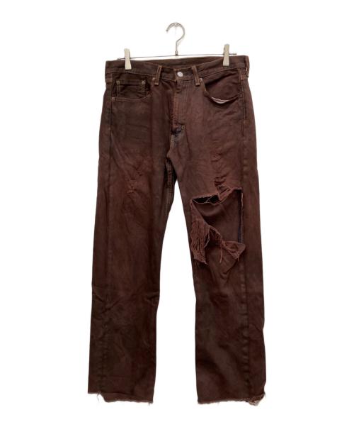 LEVI'S（リーバイス）LEVI'S (リーバイス) 後染めデニムパンツ ブラウン サイズ:W31の古着・服飾アイテム