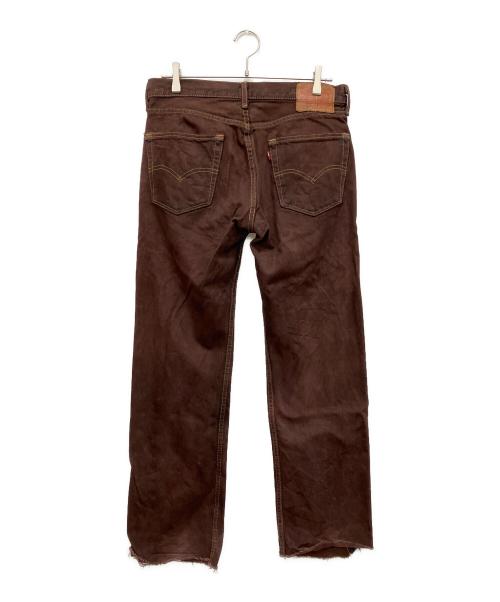 LEVI'S（リーバイス）LEVI'S (リーバイス) 後染めデニムパンツ ブラウン サイズ:W31の古着・服飾アイテム