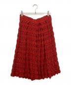 DRIES VAN NOTENドリスヴァンノッテン）の古着「レーススカート」｜レッド