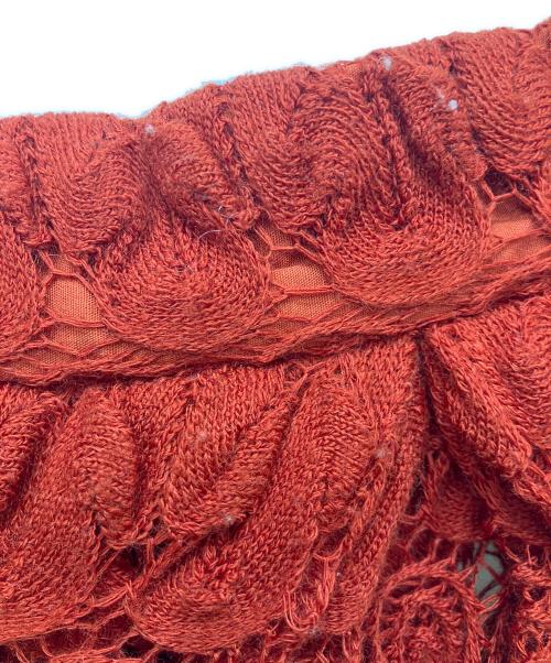 DRIES VAN NOTEN（ドリスヴァンノッテン）DRIES VAN NOTEN (ドリスヴァンノッテン) レーススカート レッド サイズ:38の古着・服飾アイテム