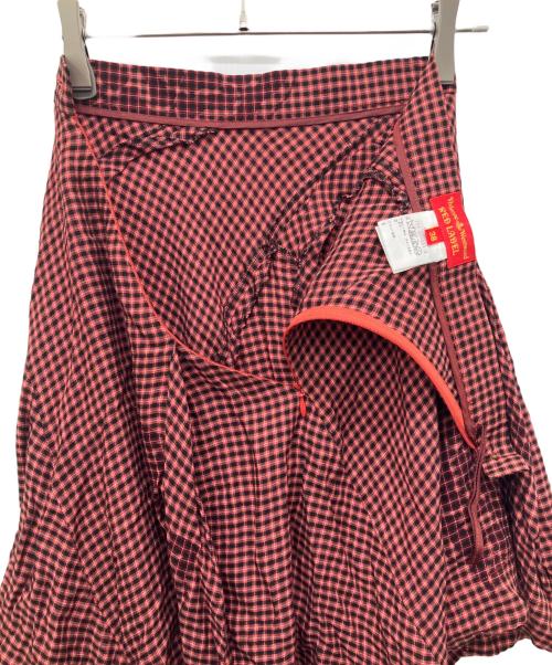Vivienne Westwood RED LABEL（ヴィヴィアンウエストウッドレッドレーベル）Vivienne Westwood RED LABEL (ヴィヴィアンウエストウッドレッドレーベル) チェックスカート レッド サイズ:38の古着・服飾アイテム