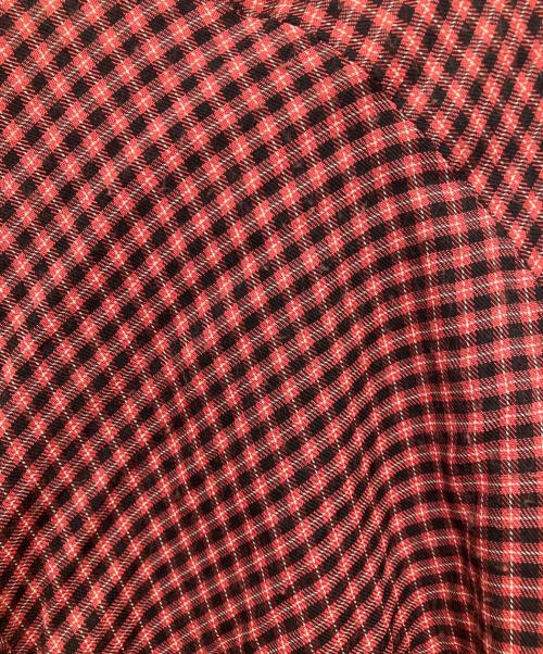 Vivienne Westwood RED LABEL（ヴィヴィアンウエストウッドレッドレーベル）Vivienne Westwood RED LABEL (ヴィヴィアンウエストウッドレッドレーベル) チェックスカート レッド サイズ:38の古着・服飾アイテム