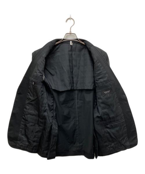 BURBERRY BLACK LABEL（バーバリーブラックレーベル）BURBERRY BLACK LABEL (バーバリーブラックレーベル) 2Bテーラードジャケット ブラック サイズ:LLの古着・服飾アイテム