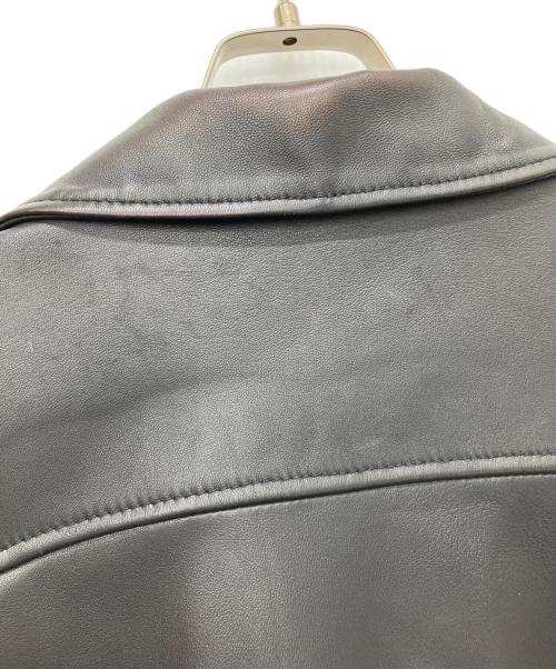 moussy（マウジー）moussy (マウジー) LEATHER OVER RIDERS JACKET ブラック サイズ:Freeの古着・服飾アイテム
