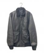 SATURDAYS NEW YORK CITYサタデーズニューヨークシティ）の古着「レザージャケット」｜ブラック