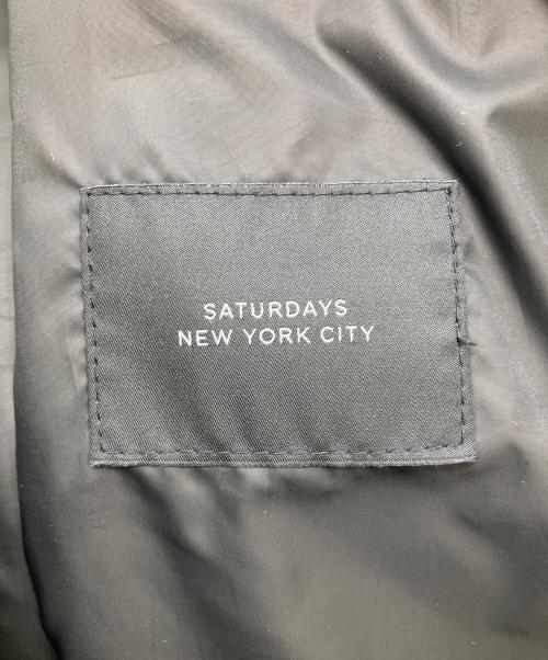 SATURDAYS NEW YORK CITY（サタデーズニューヨークシティ）SATURDAYS NEW YORK CITY (サタデーズニューヨークシティ) レザージャケット ブラック サイズ:Lの古着・服飾アイテム
