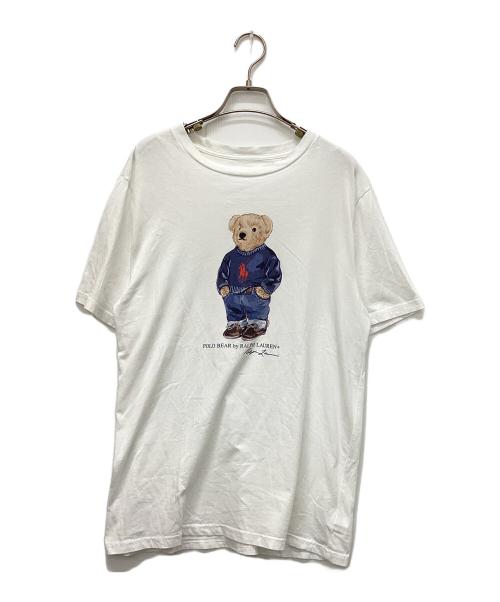 POLO RALPH LAUREN（ポロ・ラルフローレン）POLO RALPH LAUREN (ポロ・ラルフローレン) ポロベアTシャツ ホワイト サイズ:XLの古着・服飾アイテム