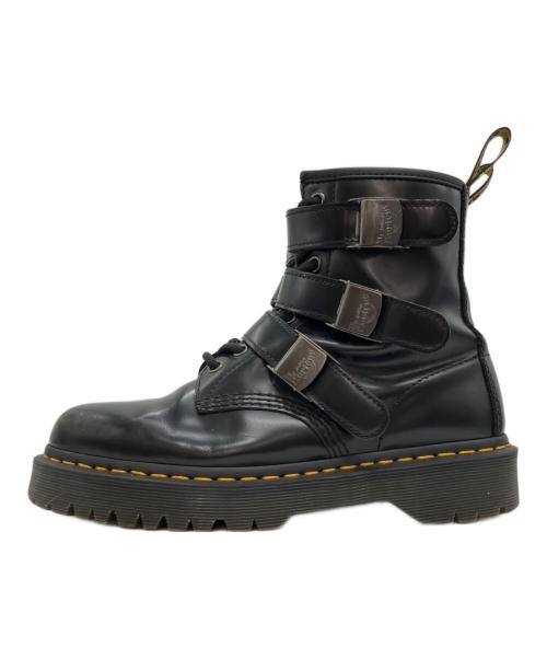 Dr.Martens（ドクターマーチン）Dr.Martens (ドクターマーチン) 3連ベルトブーツ ブラック サイズ:7の古着・服飾アイテム