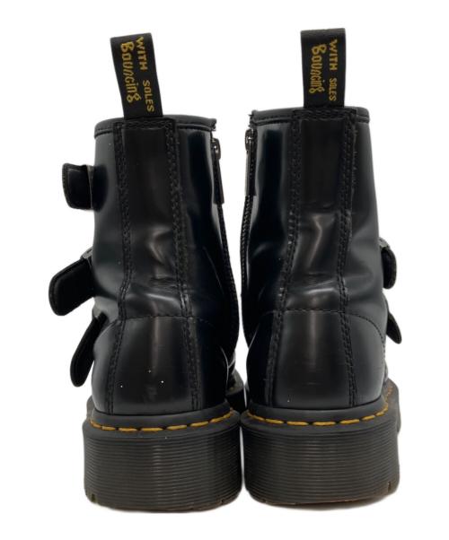 Dr.Martens（ドクターマーチン）Dr.Martens (ドクターマーチン) 3連ベルトブーツ ブラック サイズ:7の古着・服飾アイテム