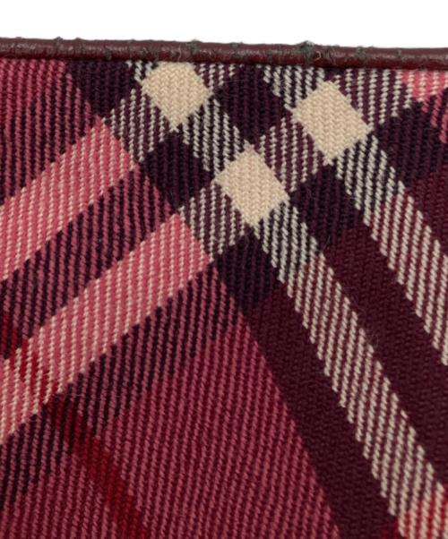 BURBERRY BLUE LABEL（バーバリー ブルー レーベル）BURBERRY BLUE LABEL (バーバリー ブルー レーベル) ノヴァチェックスカート レッド サイズ:36の古着・服飾アイテム