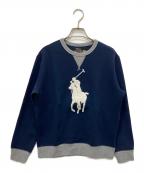 POLO RALPH LAURENポロ・ラルフローレン）の古着「ビッグポニースウェット」｜ネイビー