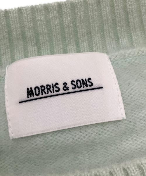 MORRIS&SONS（モリスアンドサンズ）MORRIS&SONS (モリスアンドサンズ) カシミヤニット 黄緑 サイズ:2の古着・服飾アイテム