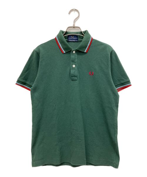 FRED PERRY（フレッドペリー）FRED PERRY (フレッドペリー) ポロシャツ グリーン サイズ:Mの古着・服飾アイテム