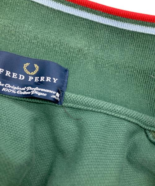FRED PERRY（フレッドペリー）FRED PERRY (フレッドペリー) ポロシャツ グリーン サイズ:Mの古着・服飾アイテム