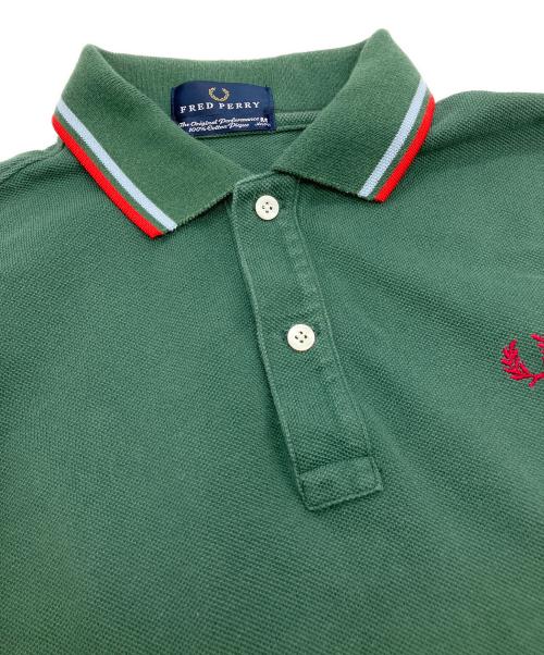 FRED PERRY（フレッドペリー）FRED PERRY (フレッドペリー) ポロシャツ グリーン サイズ:Mの古着・服飾アイテム