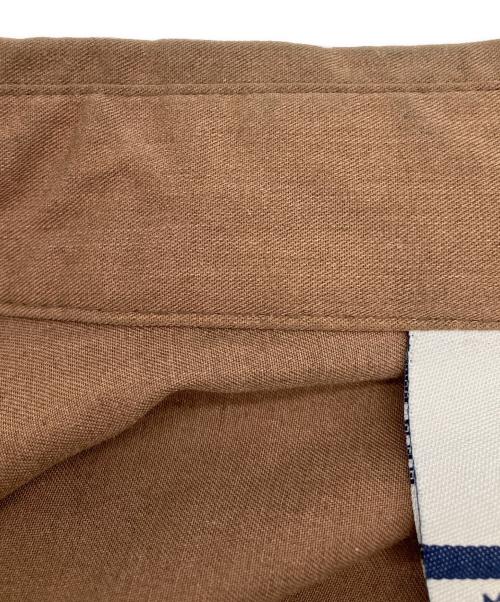 stussy（ステューシー）stussy (ステューシー) USA製00ｓ銀タグロゴ刺繍シャツ ブラウン サイズ:Lの古着・服飾アイテム