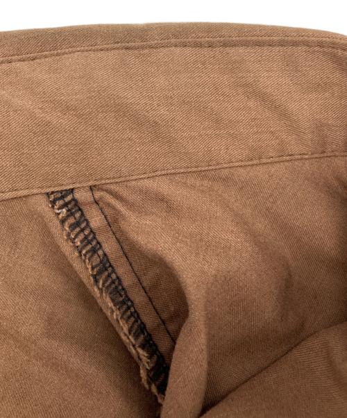 stussy（ステューシー）stussy (ステューシー) USA製00ｓ銀タグロゴ刺繍シャツ ブラウン サイズ:Lの古着・服飾アイテム