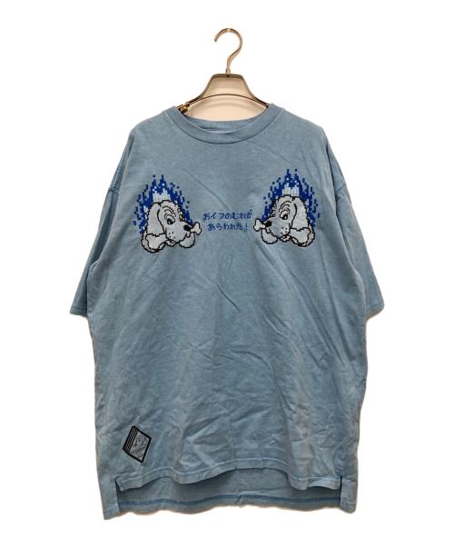 GALFY（ガルフィー）GALFY (ガルフィー) ガルクエTEE ブルー サイズ:Lの古着・服飾アイテム